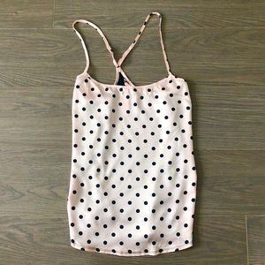 VICTORIA’S SECRET NWT Satin Pink & Black Cami